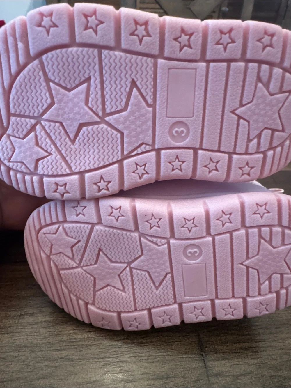 Carter’s Kids Pink Heart Rain Boots with Velcro Closure